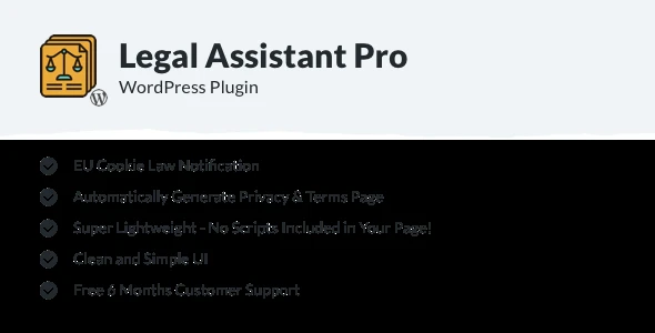 Legal Assistant Pro – EU Cookie Law, Terms & Privacy Generator
